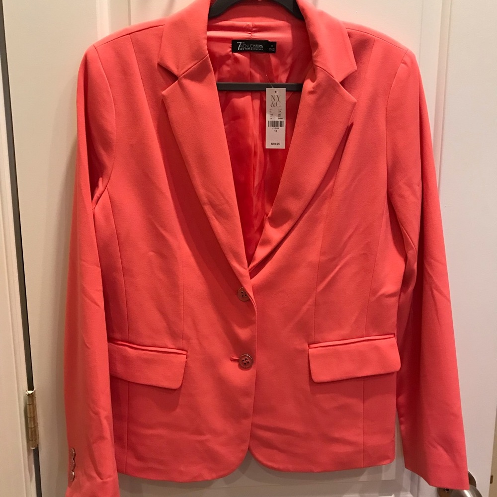 Coral blazer